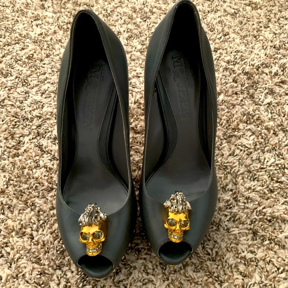 Alexander McQueen skull heels